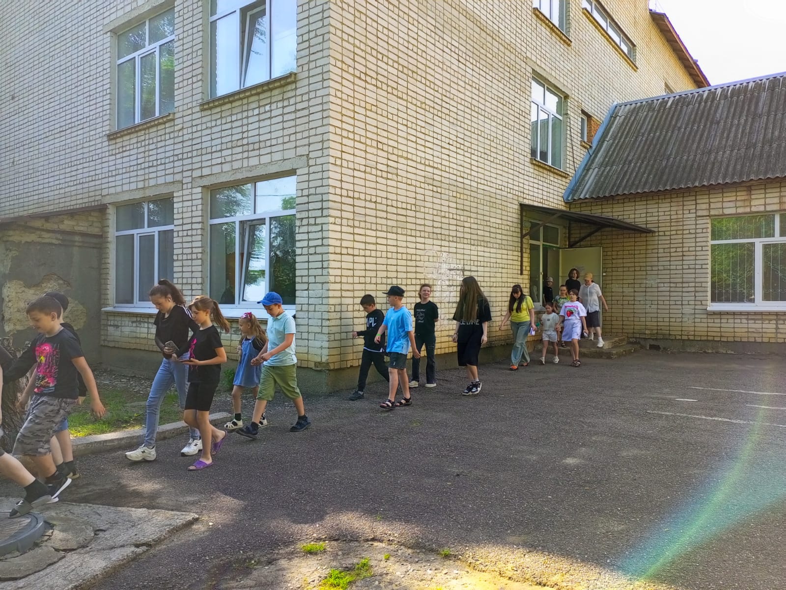 Тренировочная учебная эвакуация.