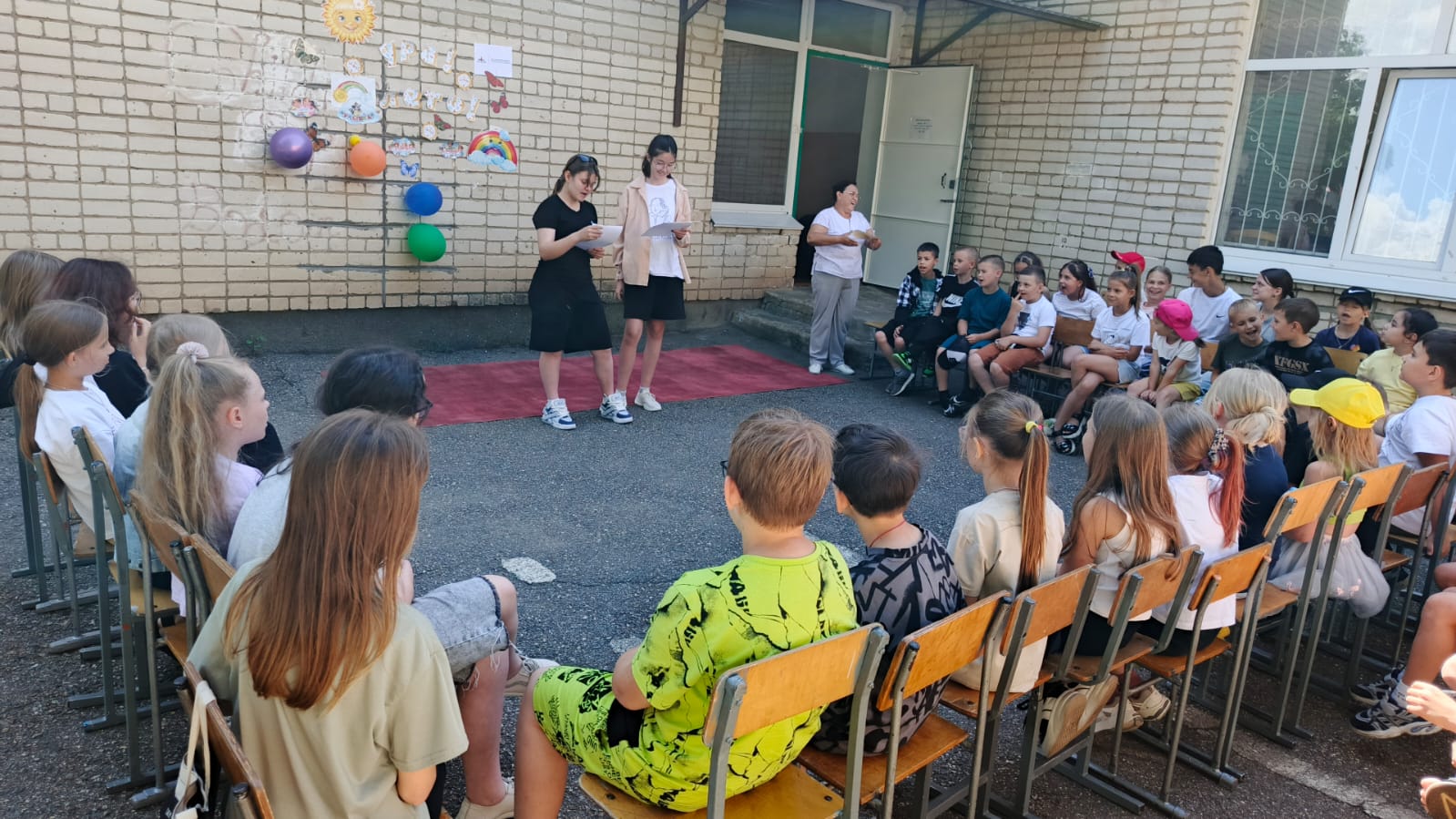 открытие 2 лагерной смены.